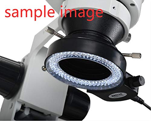 HAYEAR 144 LED Ring Light Lamp Illuminator Lighting Sourse for Industry Stereo Microscope Camera with Power Adapter HY-144B