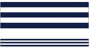 teacher created resources navy blue and white stripes straight border trim (5289)