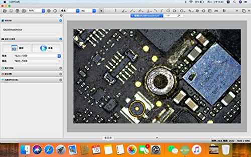 HAYEAR 4K UDH 2160P 1080P HDMI USB Industrial Microscope Camera for Machine PCB Board CPU Repair Soldering；PC Support Windows/Mac/Linux System