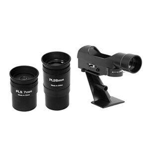 BRESSER ExploreOne Gemini II Matte Black 70mm Slow Motion AZ Mount Telescope 88-20170,70mm -- Gemini Flat Black