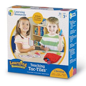 Learning Resources Teaching Tac-Tiles, Hands-on Learning, Ages 3+