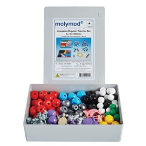 molymod mms-004 inorganic/organic chemistry molecular model, teacher set (108 atom parts)