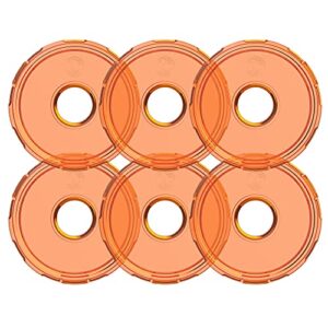 cyclone v2 led – replacement lens – amber – 6-pk