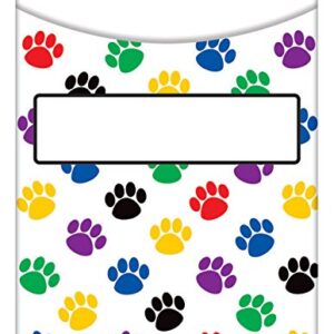 Teacher Created Resources Paw Prints Library Pockets (5550)