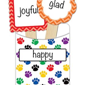 Teacher Created Resources Paw Prints Library Pockets (5550)