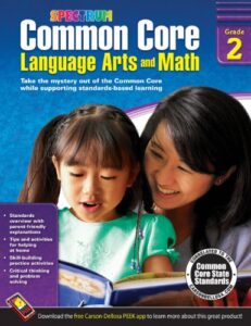 spectrum – common core language arts and math, grade 2