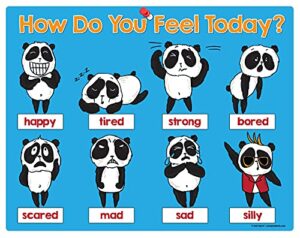 zoco – feelings, emotions magnet chart for kids – how am i feeling today mood chart for toddlers – preschool and elementary classroom supplies – laminated with magnets, 8.5 x 11 inches