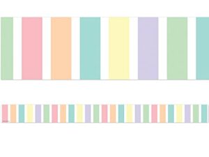 teacher created resources pastel pop stripes straight border trim
