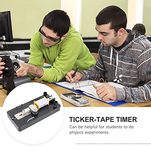 POPETPOP Physics Ticker- Tape Timer- Electromagnetic Dotting Timer, Teaching Laboratory Equipment, Laboratory Acceleration Apparatus for School Lab