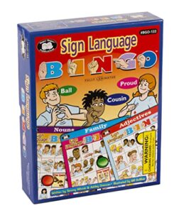 super duper publications | american sign language bingo game | educational learning resource for children