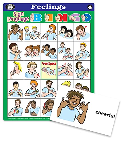 Super Duper Publications | American Sign Language Bingo Game | Educational Learning Resource for Children