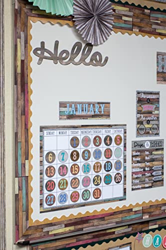 Teacher Created Resources Reclaimed Wood Straight Border Trim (TCR8838)