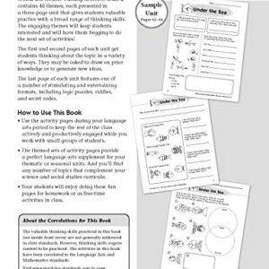 Evan-Moor Critical and Creative Thinking Activities Teacher's Resource Book, Grade 2