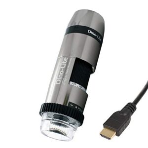 dino-lite hdmi digital microscope am5218mzt- 720p, 20x – 220x optical magnification, polarized light