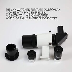 Sky-Watcher Flextube 200 Dobsonian 8-inch Collapsible Large Aperture Telescope – Portable, Easy to Use, Perfect for Beginners (S11700)