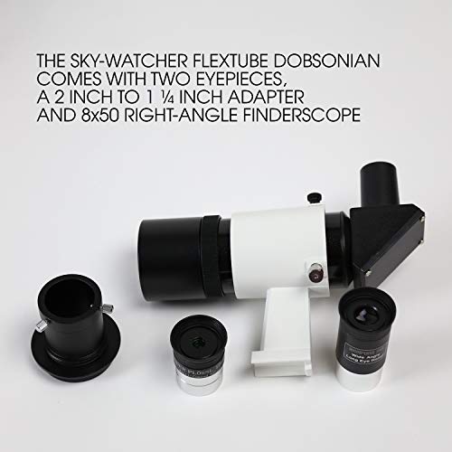 Sky-Watcher Flextube 200 Dobsonian 8-inch Collapsible Large Aperture Telescope – Portable, Easy to Use, Perfect for Beginners (S11700)