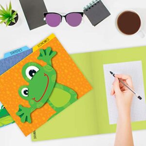 Carson Dellosa Decorative Themed File Folders, FUNkey Frogs, 11.75-inch x 9.5-inch, Pack of 6