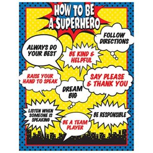 teacher created resources how to be a superhero chart (7550)