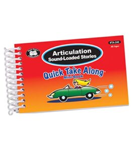 super duper publications | articulation sound-loaded stories quick take along® mini-book | educational resource for children