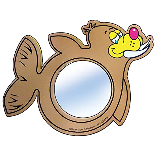 Super Duper Publications | Animal Foam Mirrors Therapy Tool (4 Pack) | Educational Learning Resource for Children