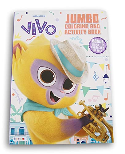 Coloring Books Vivo Coloring and Activity Book with Bonus Stand-Up Character on Back - 80 Pages
