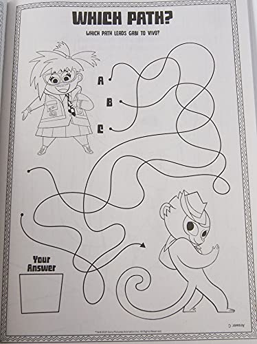 Coloring Books Vivo Coloring and Activity Book with Bonus Stand-Up Character on Back - 80 Pages