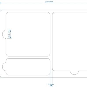 KIHACO Display Tray for Three Part Card Montessori