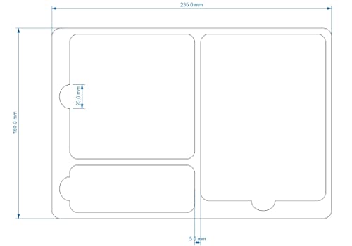 KIHACO Display Tray for Three Part Card Montessori