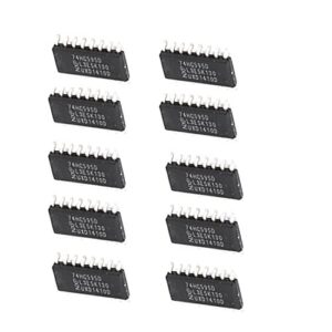 jekewin 74hc595d 8-bit shift registers with 3-state output registers sop-16 10 pack