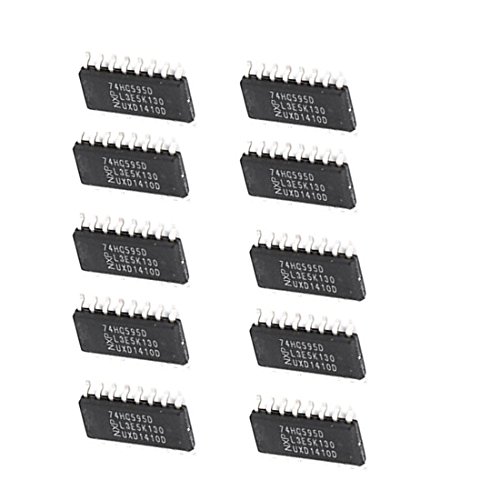 Jekewin 74HC595D 8-Bit Shift Registers with 3-State Output Registers SOP-16 10 Pack