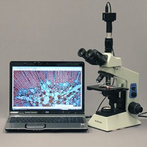 AmScope T580B 2000X Professional Research Biological Compound Microscope