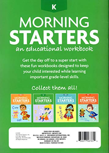 Kindergarten - Morning Starters Educational Workbooks - v2