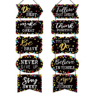 petcee classroom decoration banner confetti motivational porch sign back to school positive sayings accents cutouts for student teacher school classroom bulletin board office home nursery decor