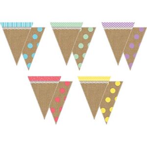 Teacher Created Resources Shabby Chic Pennants (77170)