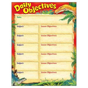 daily objectives discovering dinosaurs® learning chart