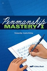 penmanship mastery i – abeka 4th grade 4 cursive penmanship student work book