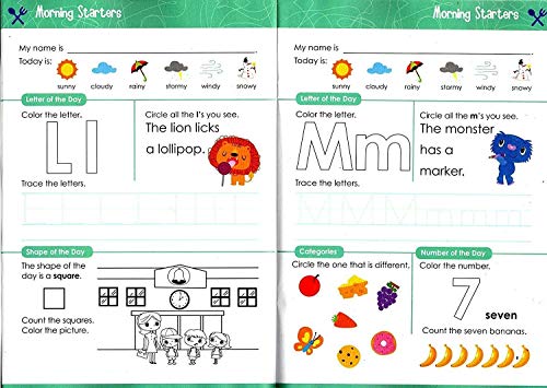 PRE-K - Morning Starters Educational Workbooks - v8