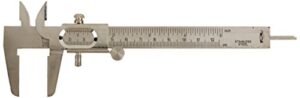 united scientific vcb001 brass vernier caliper, 140mm capacity