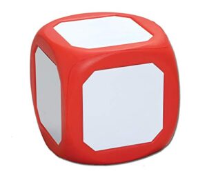 learning advantage write-on wipe-off die – large – teach early math skills – large dice – math manipulatives for kids
