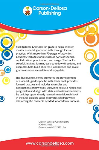 Grammar, Grade 4 (Skill Builders)