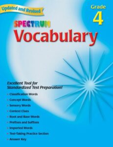 spectrum vocabulary, grade 4
