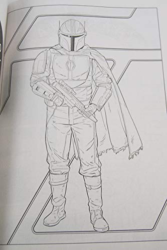 The Mandalorian ''Mando and The Child'' Colortivity Coloring and Activity Book - 80 Pages