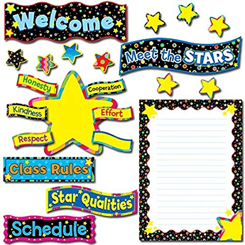 Creative Teaching Press Bulletin Board Set, Back-to-School Stars (4040)