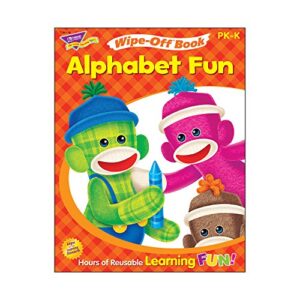 Trend Enterprises Alphabet Fun Sock Monkeys Wipe-Off Book