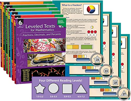 Leveled Texts for Mathematics: 6-Book Set