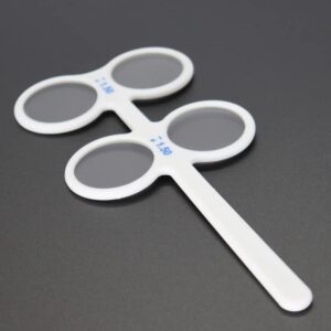 Top Brand 4 Lens Plastic Optical Flipper Ophthalmic Holder Eye Trainer occluder Optometry Equipment (Color : 2.00)