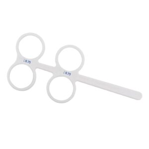 Top Brand 4 Lens Plastic Optical Flipper Ophthalmic Holder Eye Trainer occluder Optometry Equipment (Color : 2.00)