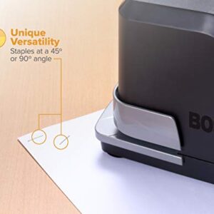 Bostitch Office Impulse Heavy Duty Electric Stapler Value Pack, 45 Sheet Capacity, Includes 5,000 Staples & Staple Remover, No-Jam, Faster Stapling, Black