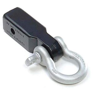 rampage universal d-ring shackle kit for 2″ receiver | steel, black | 8610