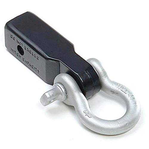 Rampage Universal D-Ring Shackle Kit for 2" Receiver | Steel, Black | 8610